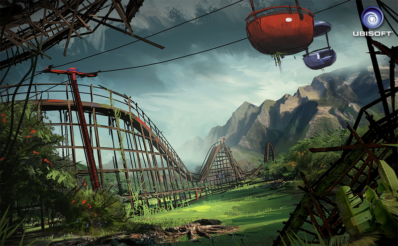 Illustration for article titled Early Far Cry 3 Concept Art Shows Scrapped Ideas, Luxury Resorts And... Fun Parks